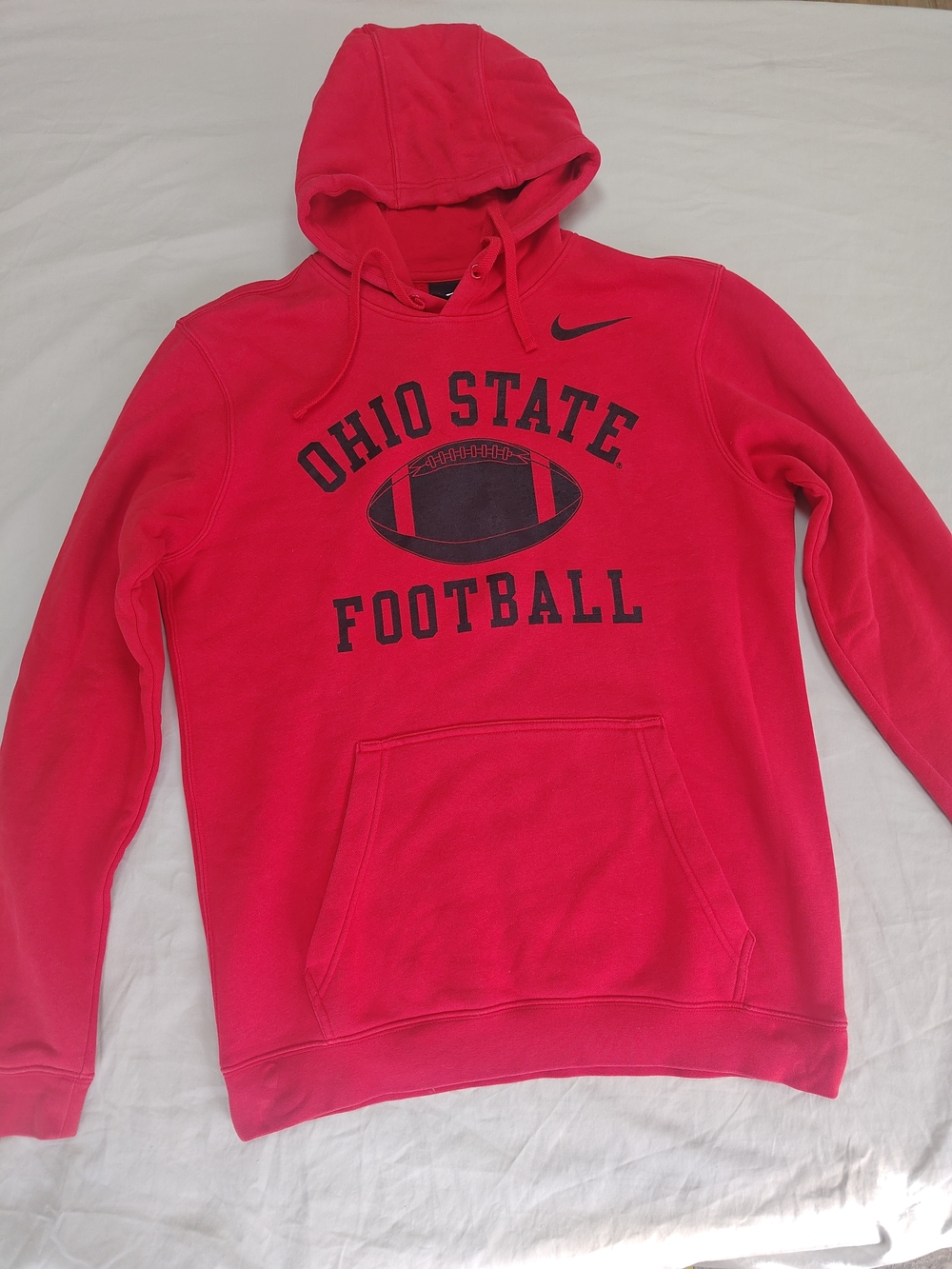 Ohio State Buckeyes Football x Nike Men's Pullover Hoodie Red • Medium